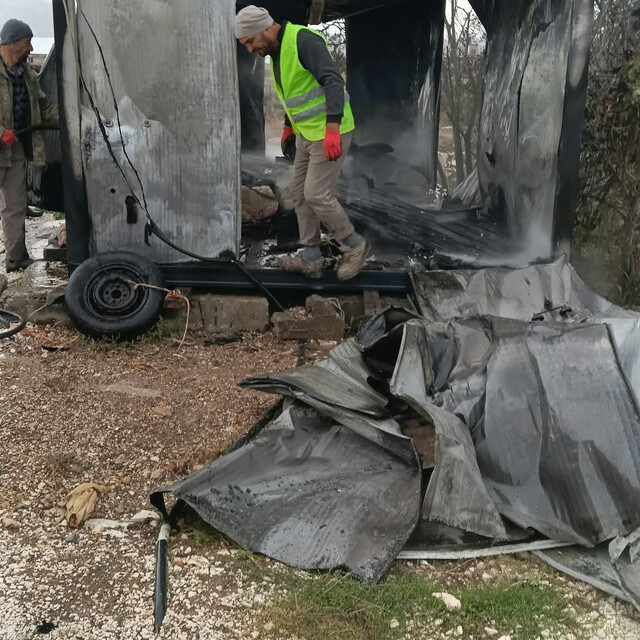 Konteyner evde çıkan yangında hayatını kaybetti