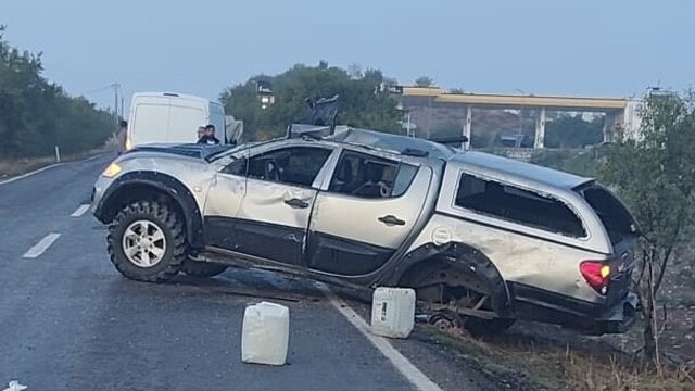Kayganlaşan yol kazaya neden oldu