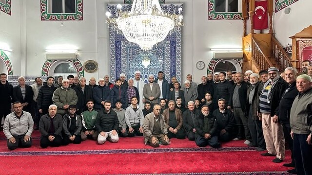 Çivril'de sabah namazı buluşmasında aile vurgusu