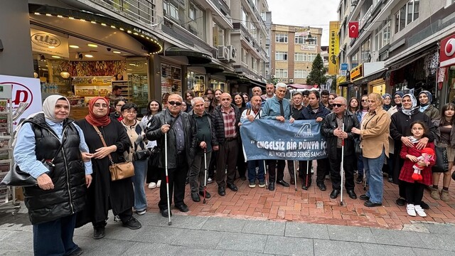 Görme engellilerden 'erişilebilirlik' çağrısı