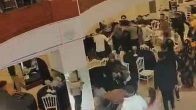 Bolu'da düğün salonunda takı kavgası: Tekme, yumruk ve sandalyeler havada uçuştu