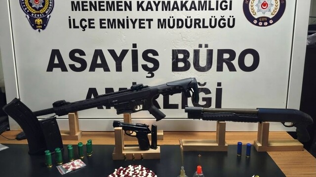 Menemen'de polis ve jandarmadan dev operasyon: 44 gözaltı