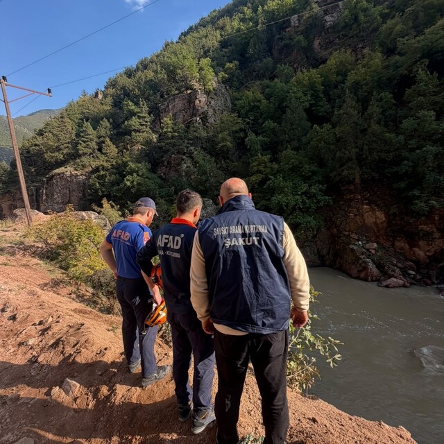 Artvin'de araç dereye düştü: 1 yaralı
