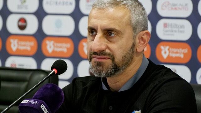 Serkan Özbalta: "Hayal dünyasına kapılmadan gerçekçi olmak gerekiyor. İnşallah ligi ilk 10 içinde bitiririz"