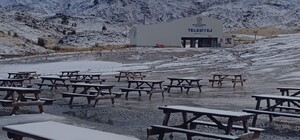 Denizli'ye mevsimin ilk karı düştü