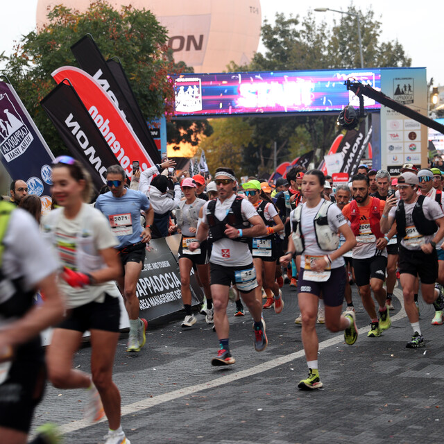 Salomon Kapadokya Ultra Trail Koşusu, 78 ülkeden sporcuların katılımıyla ba...
