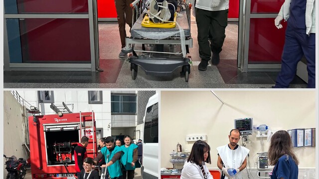 Kırklareli Eğitim ve Araştırma Hastanesinde tatbikat yapıldı