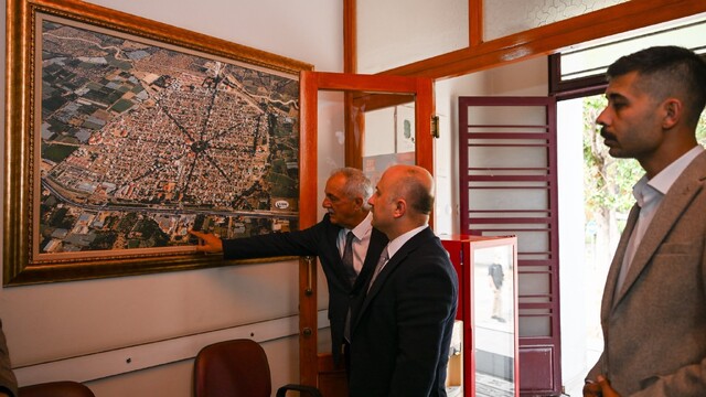 Vali Varol, Atça'nın tarihi şehir planına yakından baktı