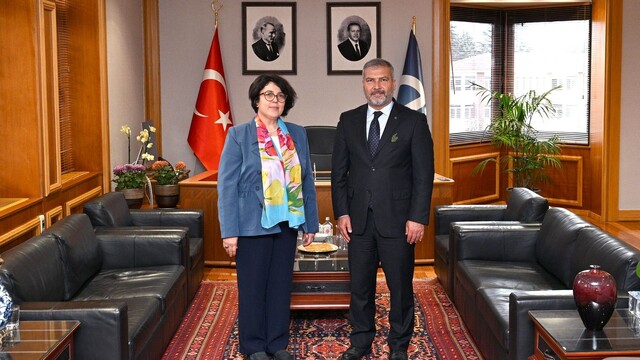 ESOGÜ Rektörü Gümüşsoy'dan Rektör Adıgüzel'e iadeiziyaret