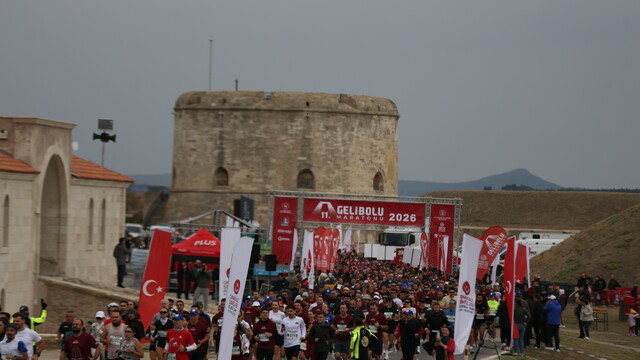 Çanakkale'de 11. Uluslararası Gelibolu Maratonu başladı