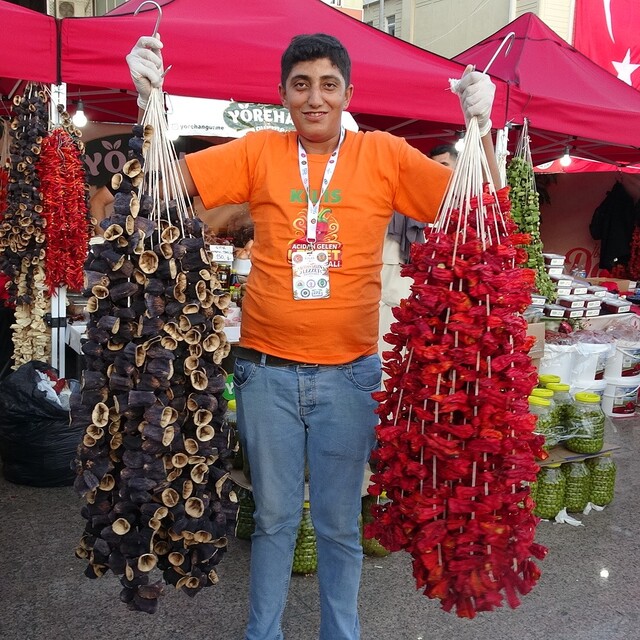 Kilis'te Biber Festivali coşkusu sürüyor