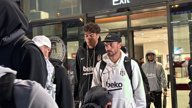 Beşiktaş kafilesi Trabzon'a geldi