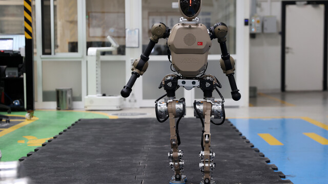 Konya'da geliştirilen insansı robot AKINCI-5 seri üretim aşamasında