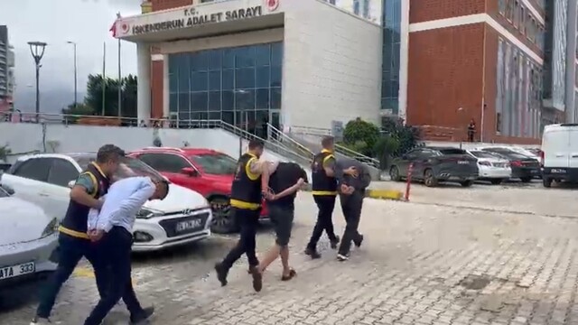 İskenderun'da 2 şüpheli tutuklandı