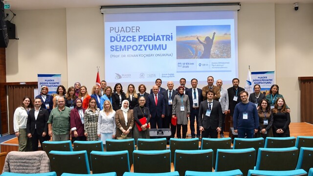 Düzce Üniversitesi ev sahipliğinde pediatri sempozyumu gerçekleştirildi