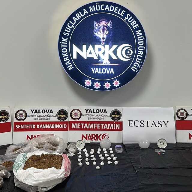 Yalova'da uyuşturucu operasyonlarında 2 şüpheli tutuklandı