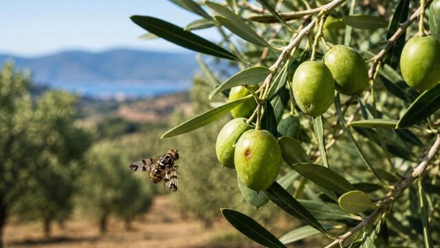 Salihli'de zeytin üreticilerine sinek uyarısı