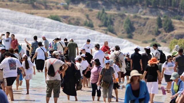 Denizli turizminde Avrupa ve ABD yükselişe geçti - Denizli Haberleri - Habertürk Yerel Haberler