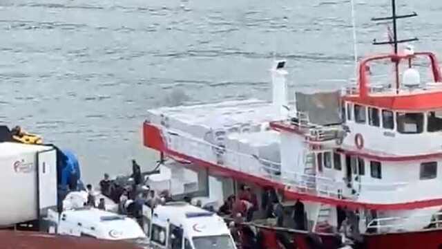 Trabzon açıklarındaki balıkçı teknesinde iş kazası: 1'i ağır 4 yaralı