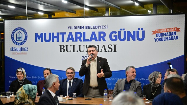 Yıldırım'da muhtarlar günü buluşması