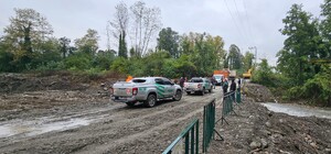 Sapanca’da selde zarar gören Yanık Köprüsü’ne alternatif yol ulaşıma açıldı