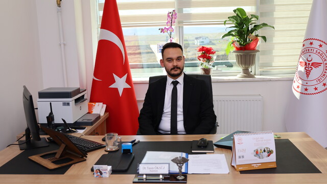 Orta'da Başhekim Dr. Yasin Öksüz görevine başladı