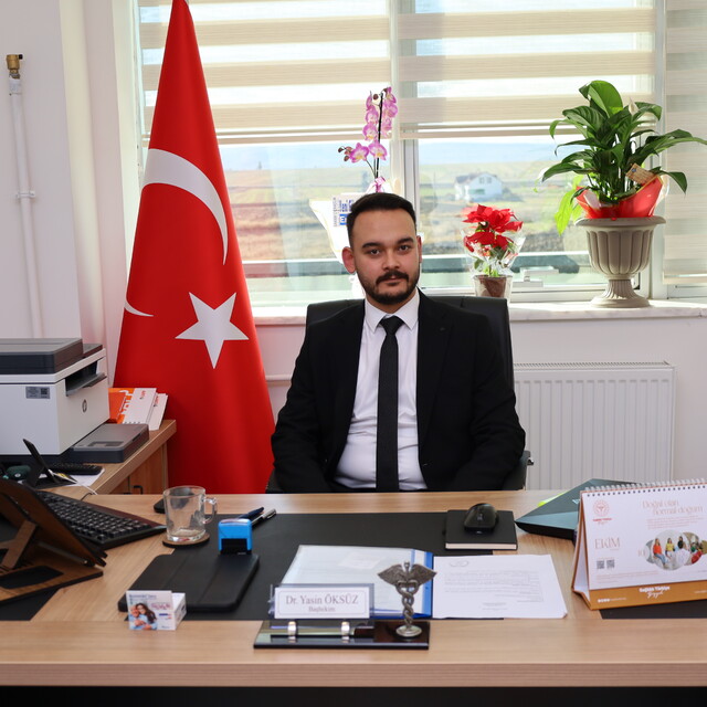 Orta'da Başhekim Dr. Yasin Öksüz görevine başladı