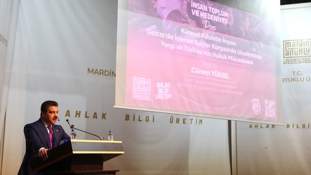 TBMM Adalet Komisyonu Başkanı Yüksel, Mardin'de üniversite öğrencileriyle bir araya geldi: