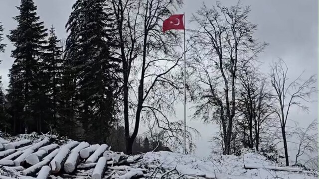 Bartın'ın yüksek kesimlerine ilk kar düştü