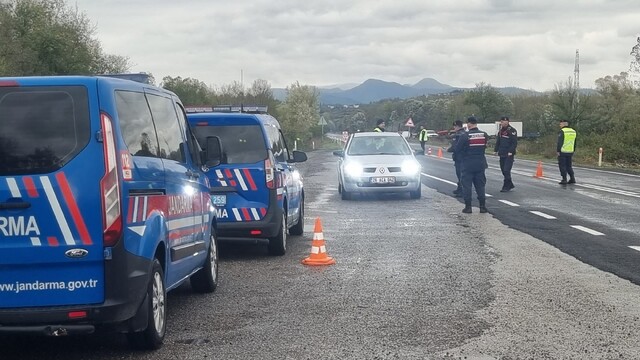 Zonguldak'ta jandarmadan trafik ve çevre güvenliği denetimi