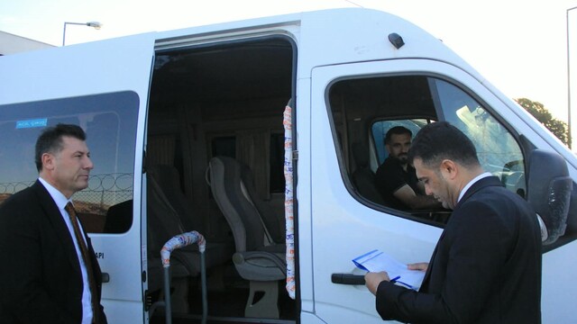 Cizre'de okul servislerine sıkı denetim