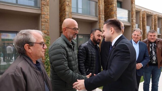 Gökçeada'da Kaymakam Acar ile muhtarlar bir araya geldi