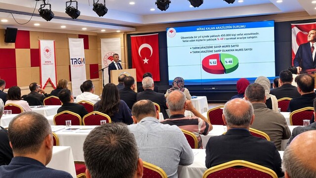 Tarım arazilerinin satış ve miras yoluyla devri eğitimi düzenlendi