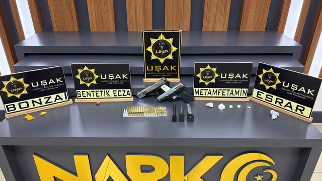 Uşak'ta 27 zehir taciri tutuklandı