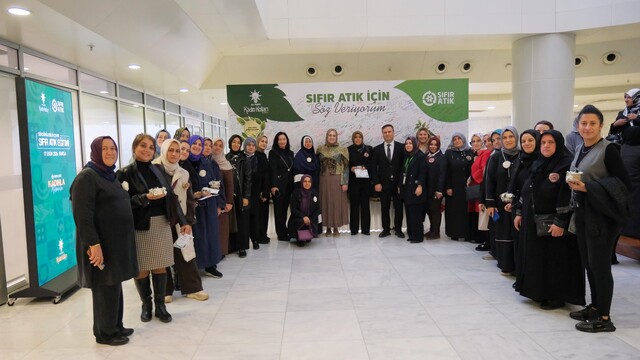 İnegöl Belediyesi'nden sıfır atık etkinliğinde örnek uygulama
