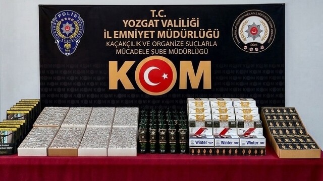 Yozgat'ta 35 bin doldurulmuş makaron ele geçirildi