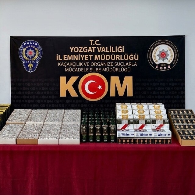 Yozgat'ta 35 bin doldurulmuş makaron ele geçirildi