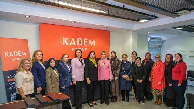 AK Parti Edirne İl Başkanı İba'dan KADEM Edirne Temsilcisi Ekrikaya'ya ziyaret