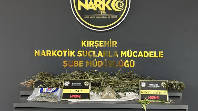 Kırşehir'de uyuşturucu operasyonunda yakalanan 2 zanlıdan 1'i tutuklandı