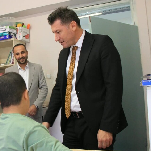 Cizre İlçe Milli Eğitim Müdürü İke, özel öğrencilerle bir araya geldi