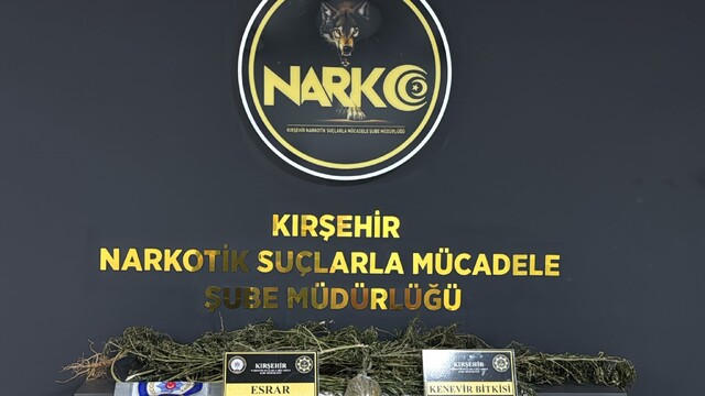 Kırşehir'de uyuşturucu operasyonu: 1 tutuklama