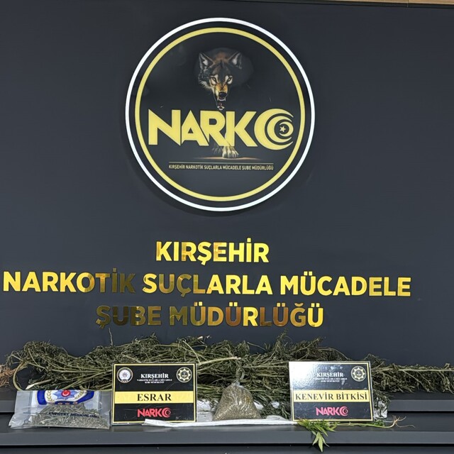Kırşehir'de uyuşturucu operasyonu: 1 tutuklama