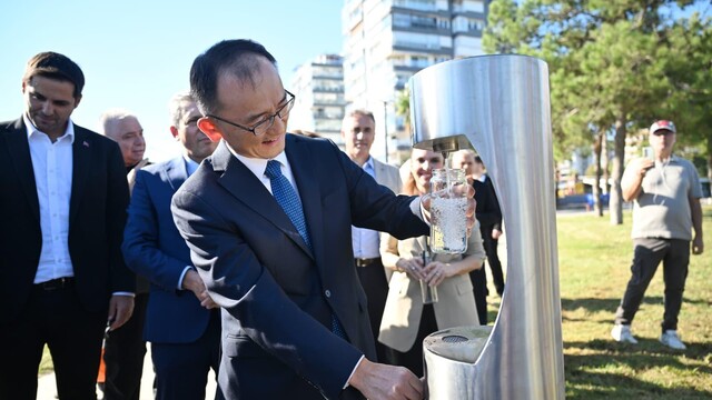 Antalya'da Çin Büyükelçiliğinin desteğiyle 20 içme suyu istasyonu açıldı