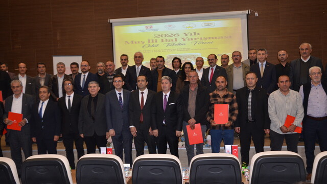 Muş'ta bal yarışması düzenlendi