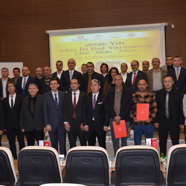Muş'ta bal yarışması düzenlendi