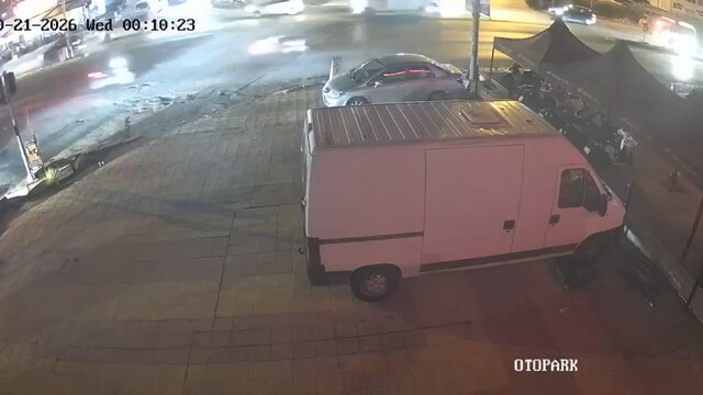 Bodrum'da motosikletin çarptığı yaya öldü; kaza anı kamerada