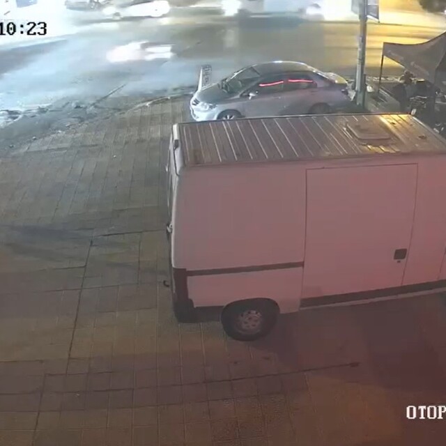 Bodrum'da motosikletin çarptığı yaya öldü; kaza anı kamerada