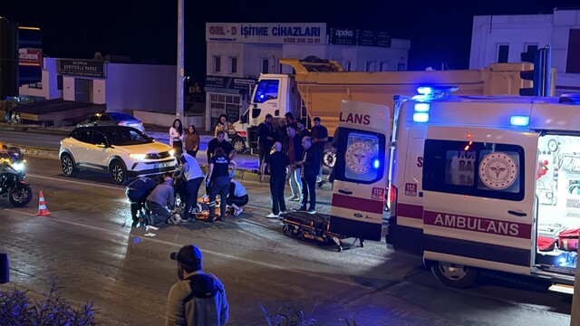 Bodrum'da motosikletin çarptığı yaya hayatını kaybetti
Kaza güvenlik kamerasına yansıdı