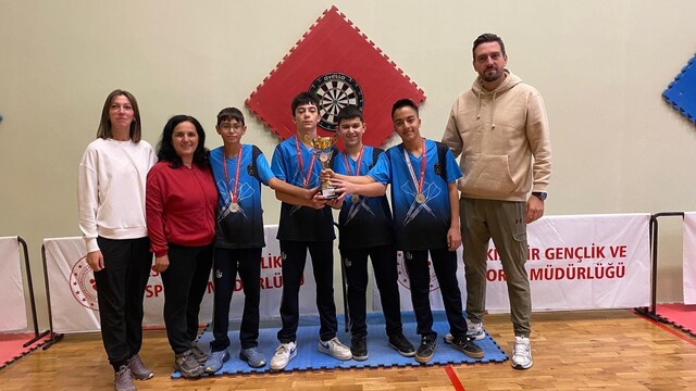 Okul Sporları Dart Yıldız Erkek Müsabakaları tamamlandı