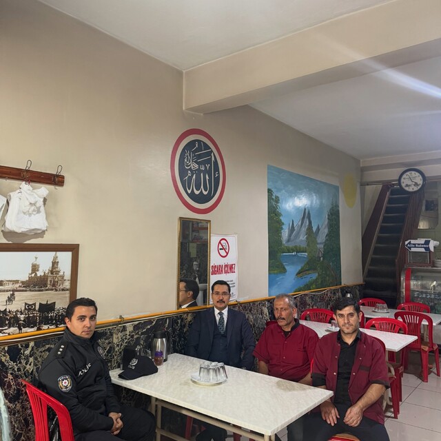 Akyaka Kaymakamı Demirtaş'tan esnafa ziyaret
